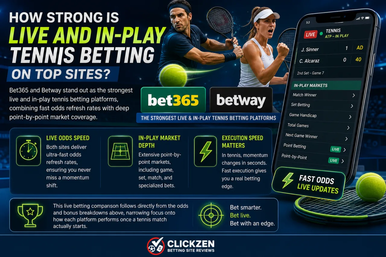 How Strong Is Live and In-Play Tennis Betting on Top Sites How Strong Is Live and In-Play Tennis Betting on Top Sites