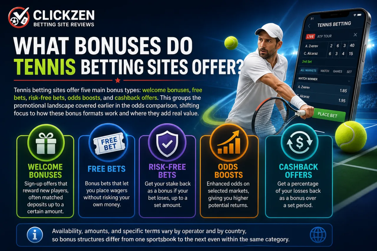 What Bonuses Do Tennis Betting Sites Offer What Bonuses Do Tennis Betting Sites Offer
