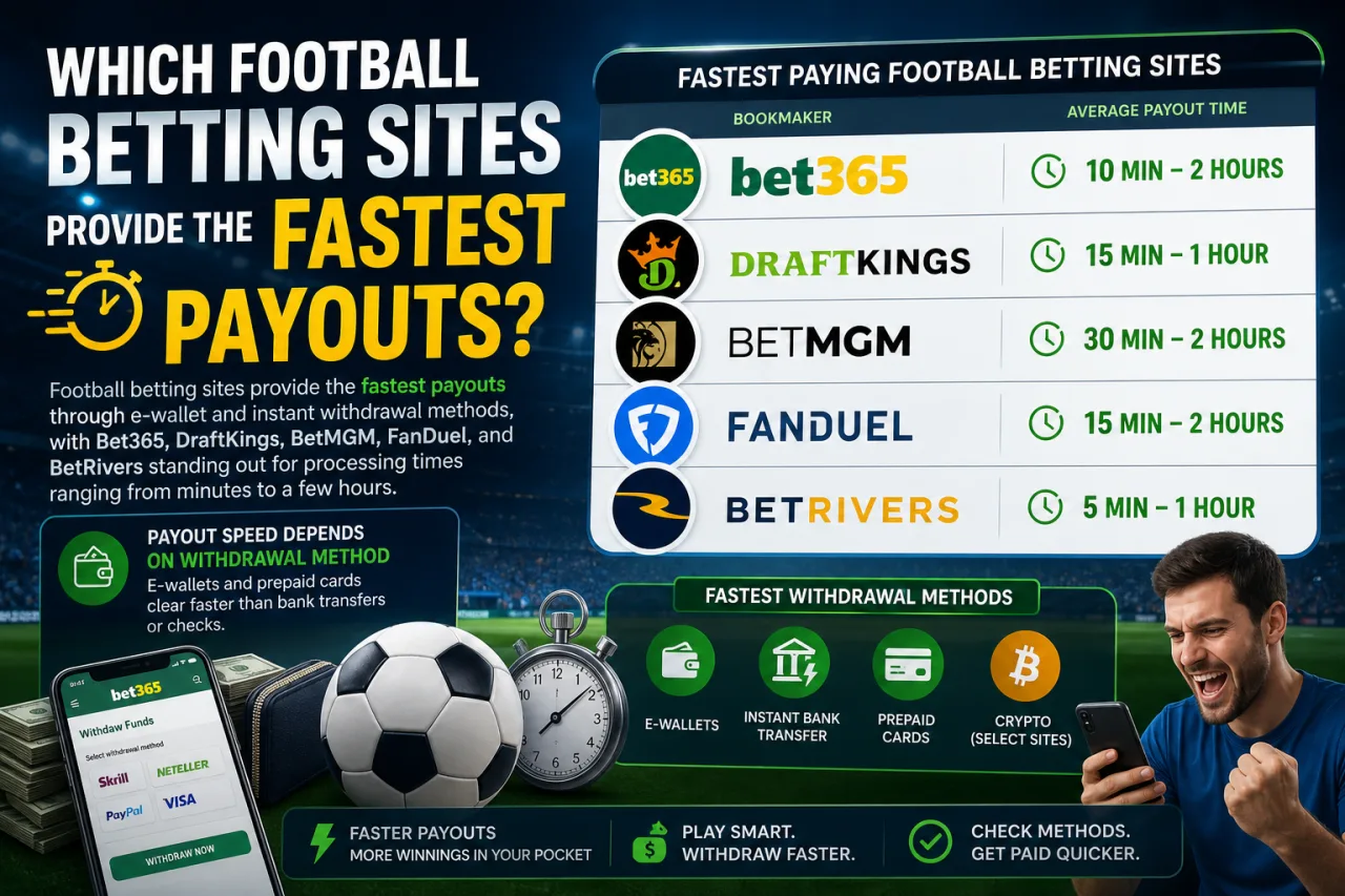 Which Football Betting Sites Provide the Fastest Payouts