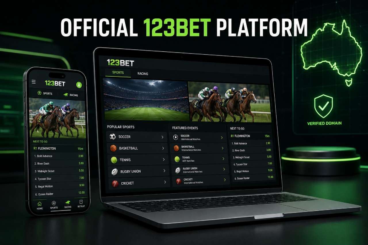 Official 123BET Australia sportsbook platform operated by Winners Bookmaking Pty Ltd in 2026