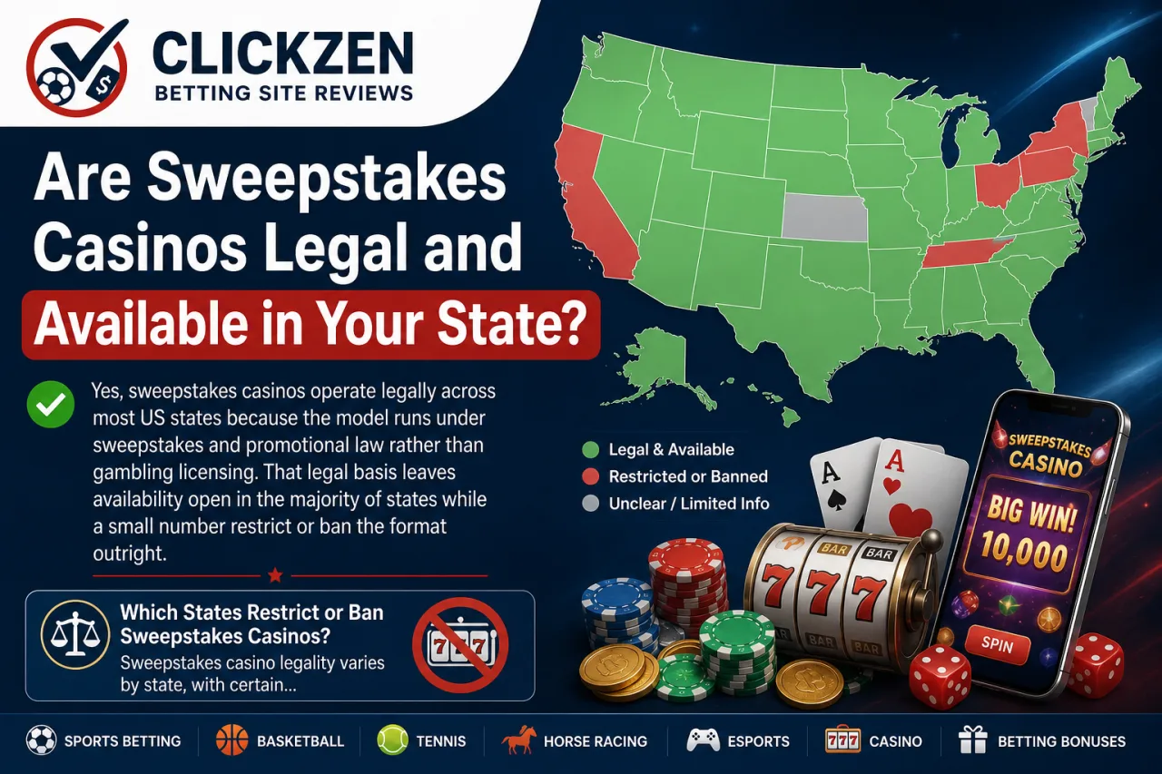 Are Sweepstakes Casinos Legal and Available in Your State