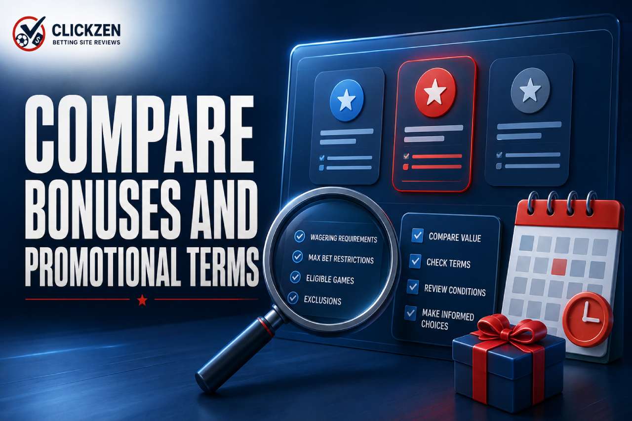 Compare Bonuses and Promotional Terms