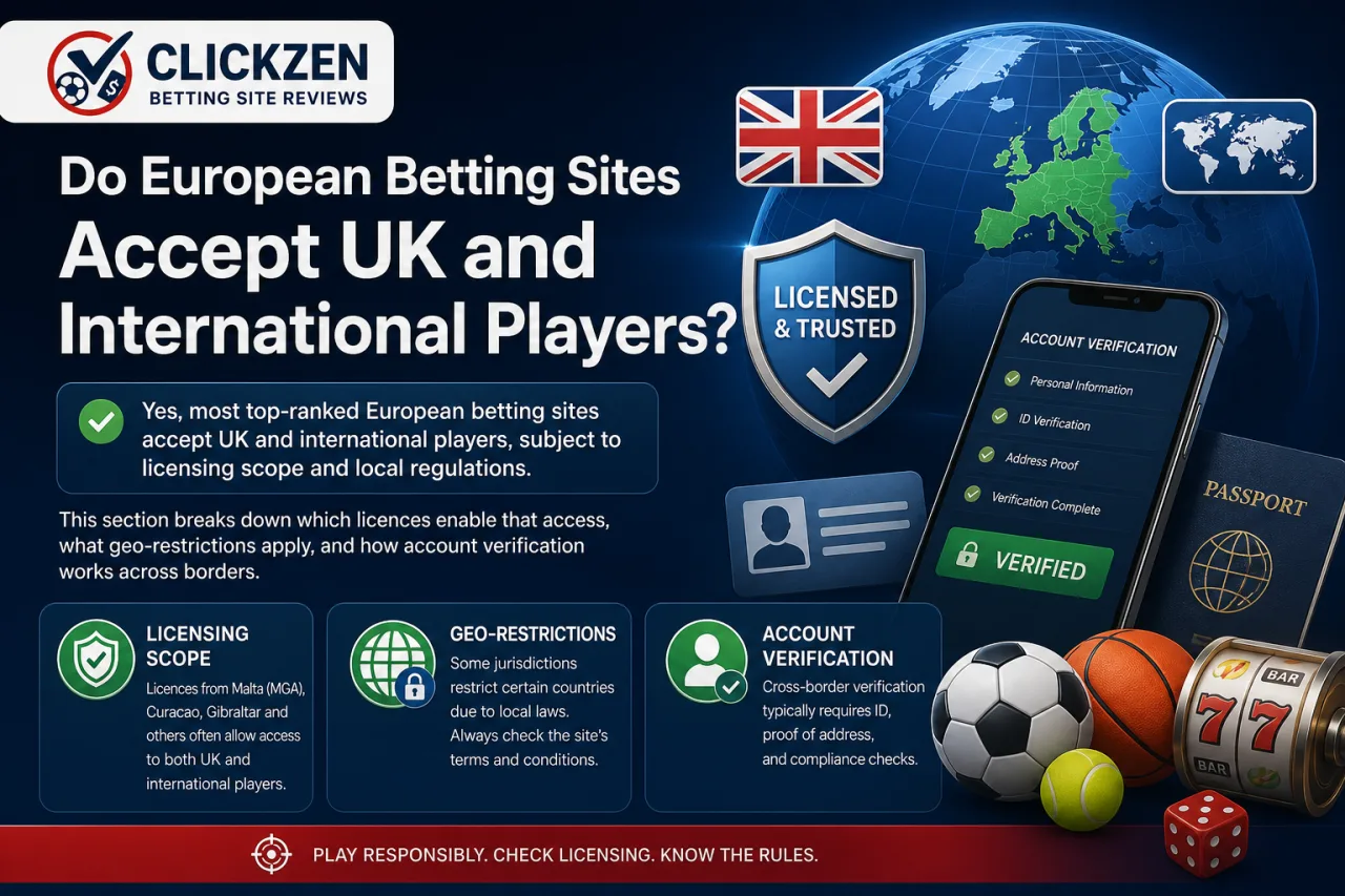 Do European Betting Sites Accept UK and International Players Do European Betting Sites Accept UK and International Players