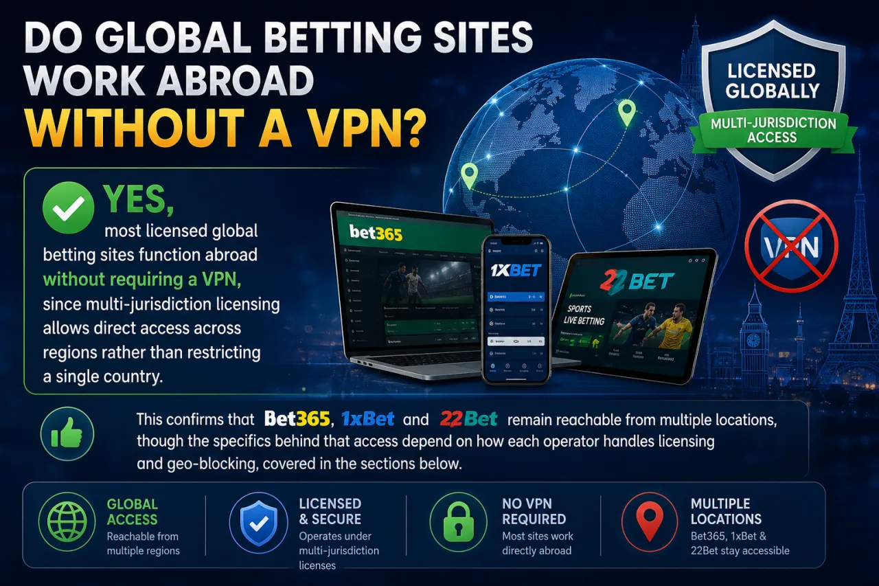Do Global Betting Sites Work Abroad Without a VPN Do Global Betting Sites Work Abroad Without a VPN