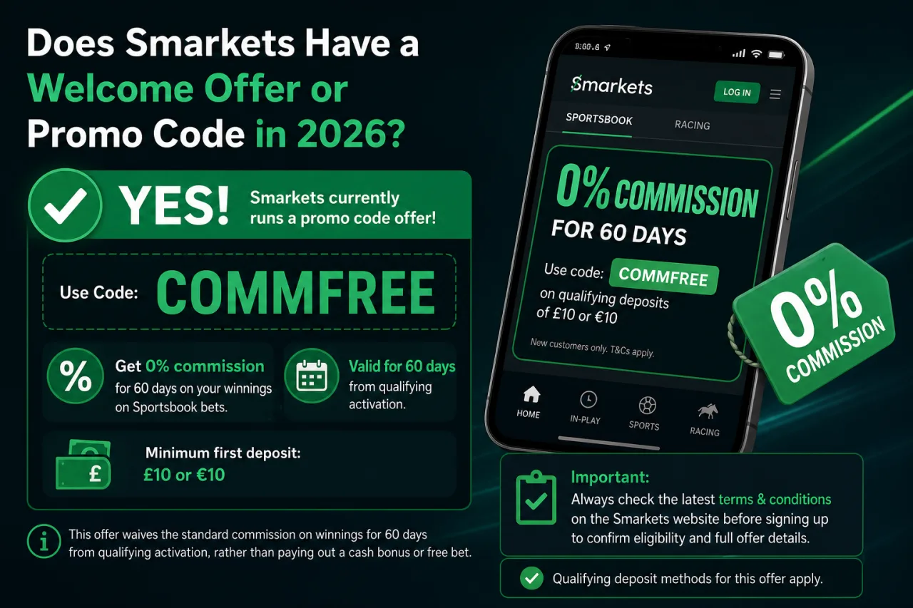 Does Smarkets Have a Welcome Offer or Promo Code in 2026