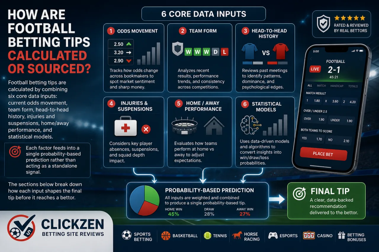 How Are Football Betting Tips Calculated or Sourced