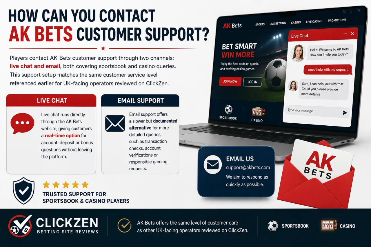 How Can You Contact AK Bets Customer Support How Can You Contact AK Bets Customer Support