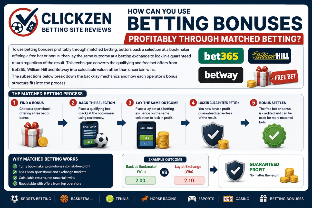 How Can You Use Betting Bonuses Profitably Through Matched Betting