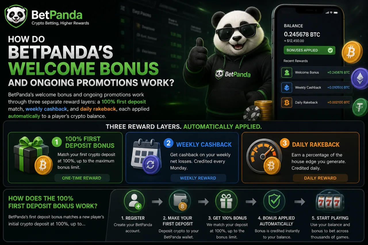 How Do BetPanda's Welcome Bonus and Ongoing Promotions Work