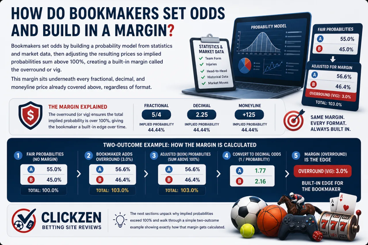 How Do Bookmakers Set Odds and Build in a Margin How Do Bookmakers Set Odds and Build in a Margin