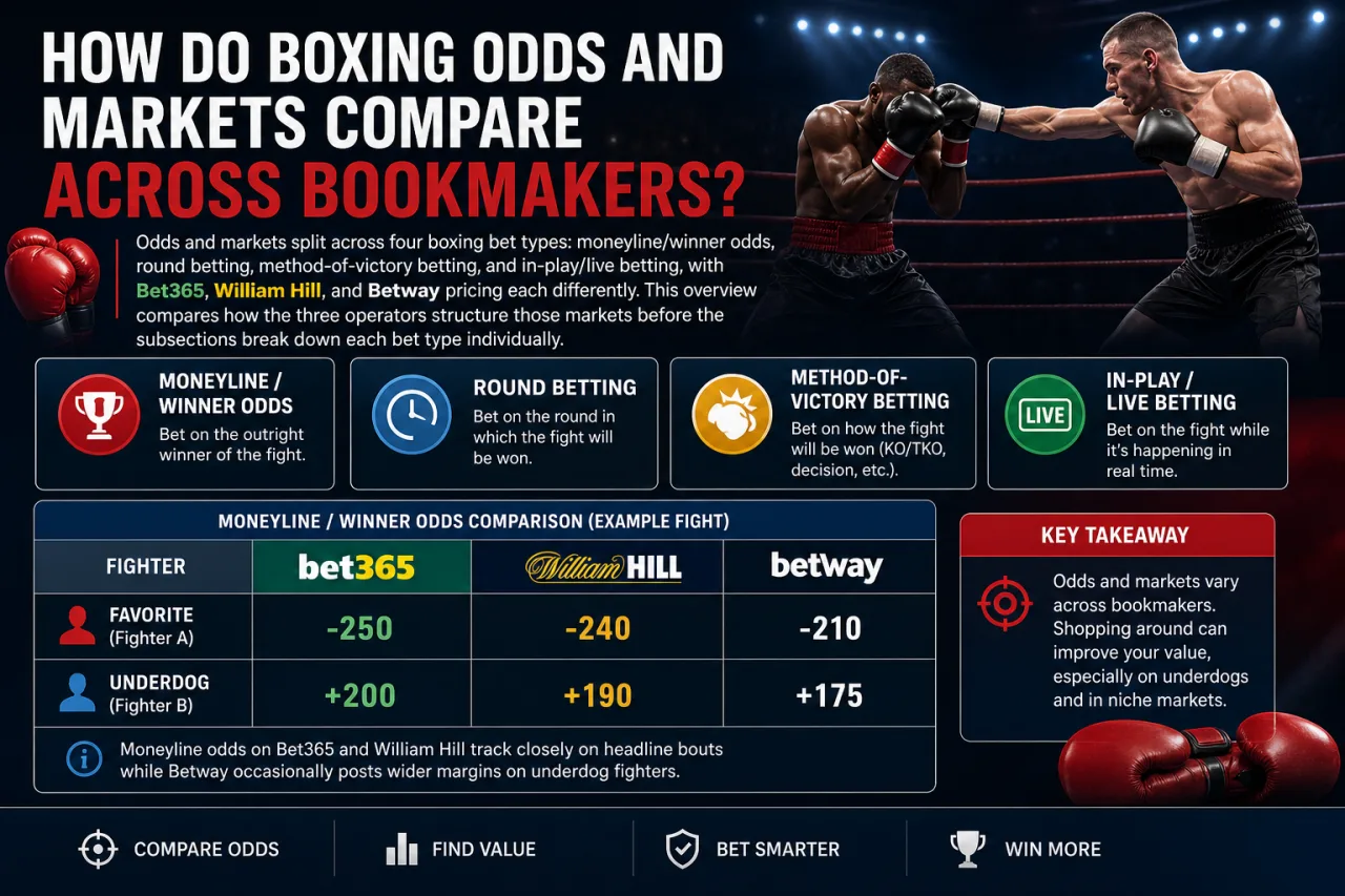 How Do Boxing Odds and Markets Compare Across Bookmakers