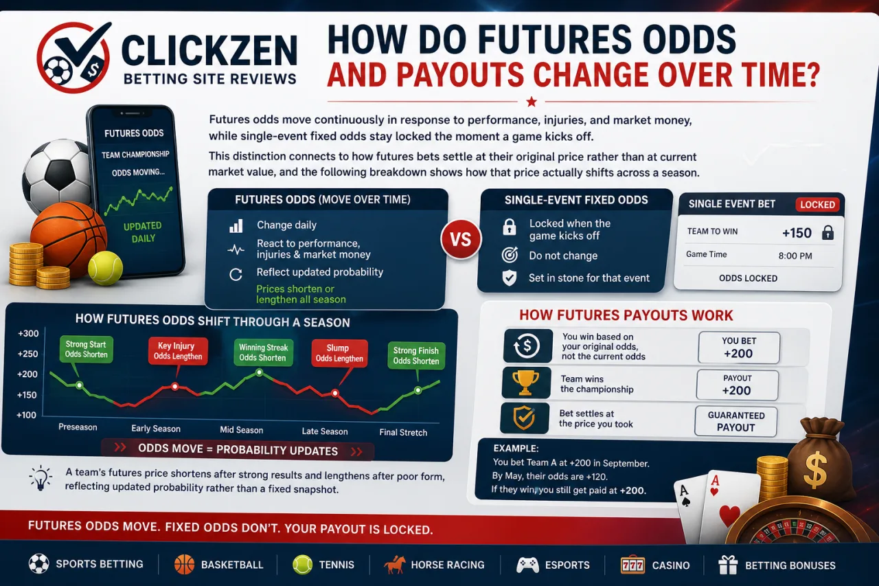 How Do Futures Odds and Payouts Change Over Time How Do Futures Odds and Payouts Change Over Time