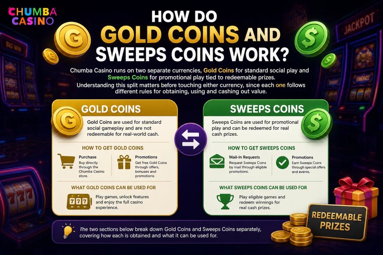 How Do Gold Coins and Sweeps Coins Work
