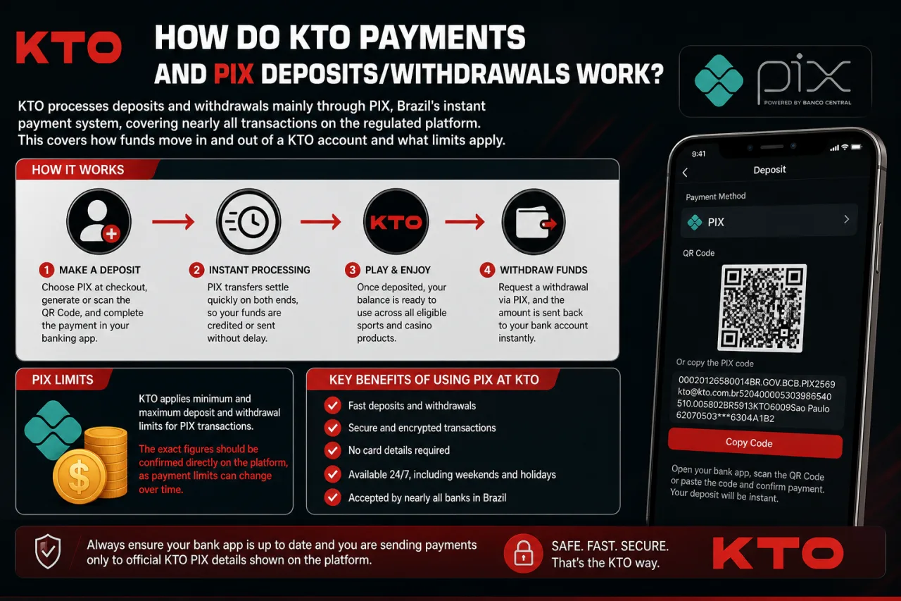 How Do KTO Payments and PIX Deposits/Withdrawals Work