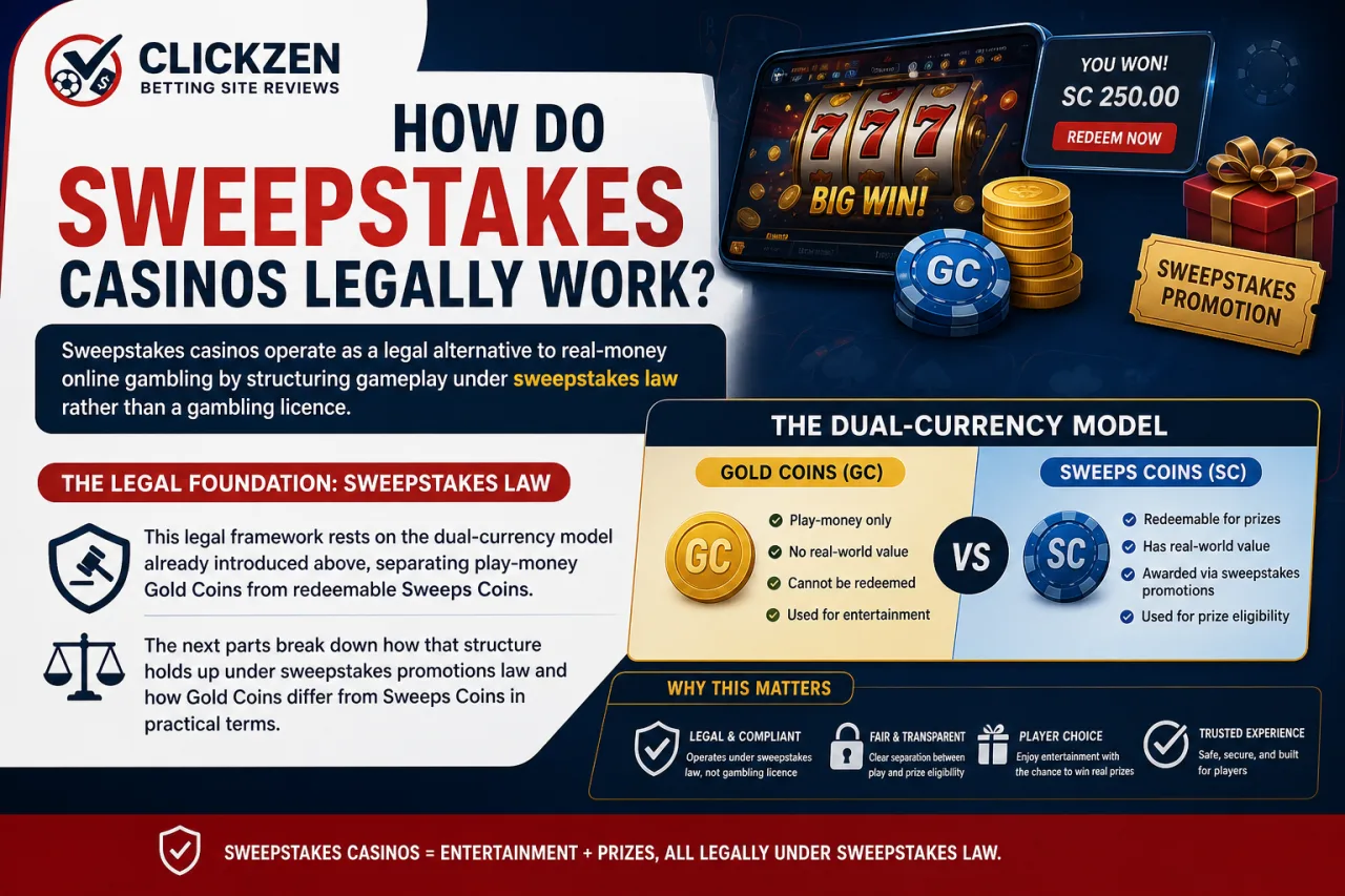 How Do Sweepstakes Casinos Legally Work