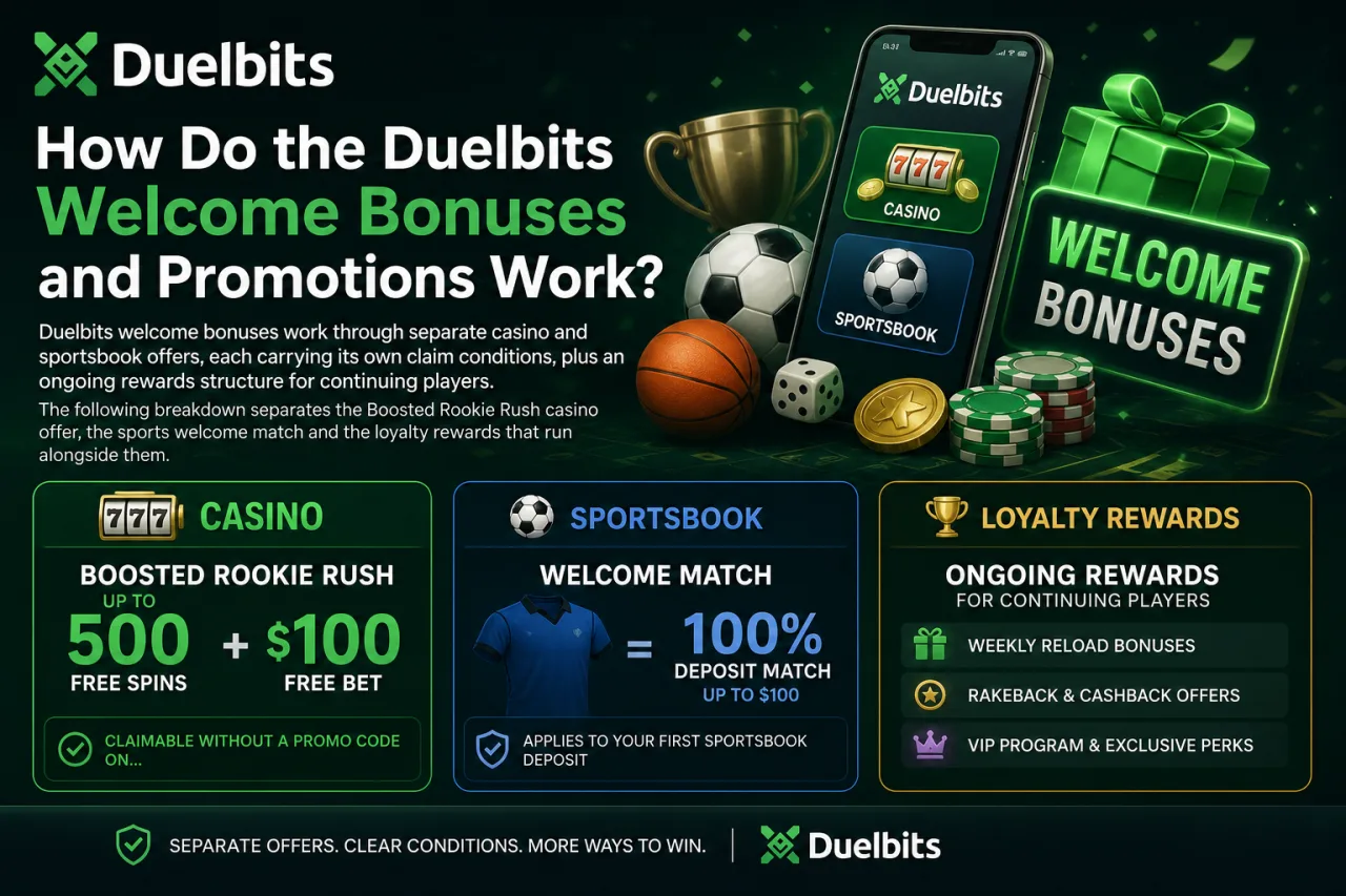 How Do the Duelbits Welcome Bonuses and Promotions Work