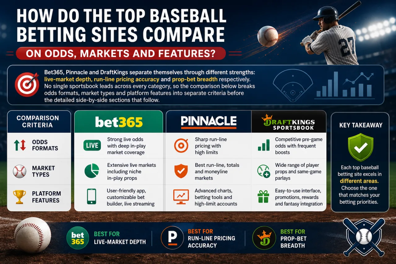 How Do the Top Baseball Betting Sites Compare on Odds, Markets and Features How Do the Top Baseball Betting Sites Compare on Odds, Markets and Features