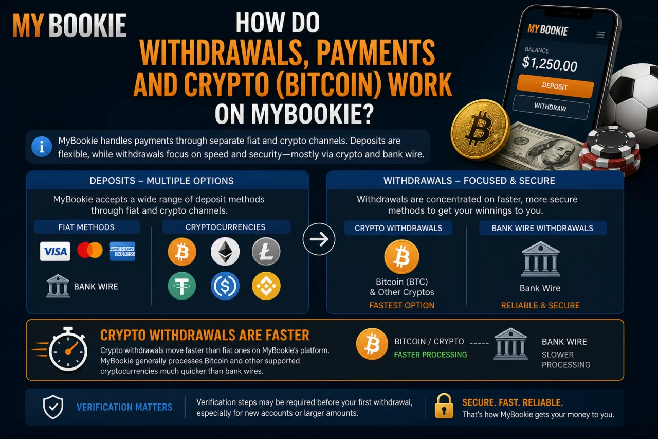 How Do Withdrawals, Payments and Crypto Work on MyBookie