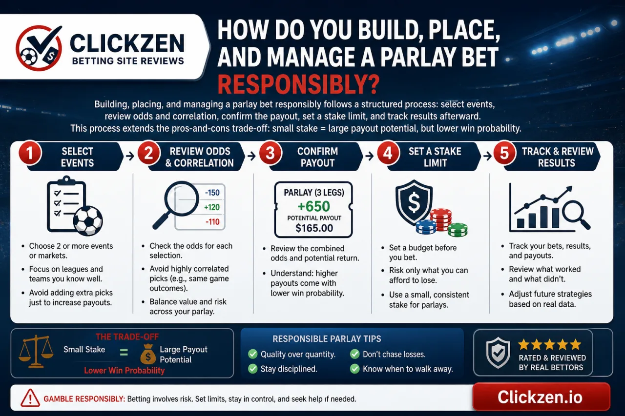 How Do You Build, Place, and Manage a Parlay Bet Responsibly