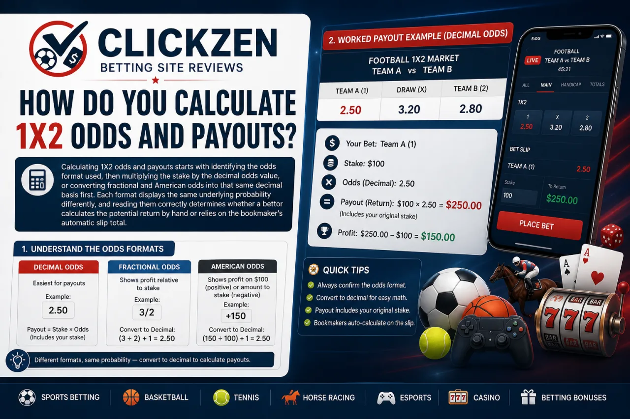 How Do You Calculate 1X2 Odds and Payouts