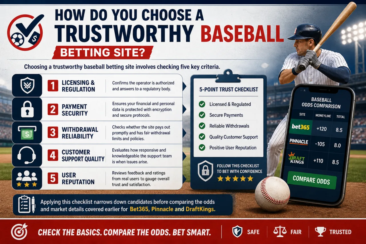 How Do You Choose a Trustworthy Baseball Betting Site How Do You Choose a Trustworthy Baseball Betting Site