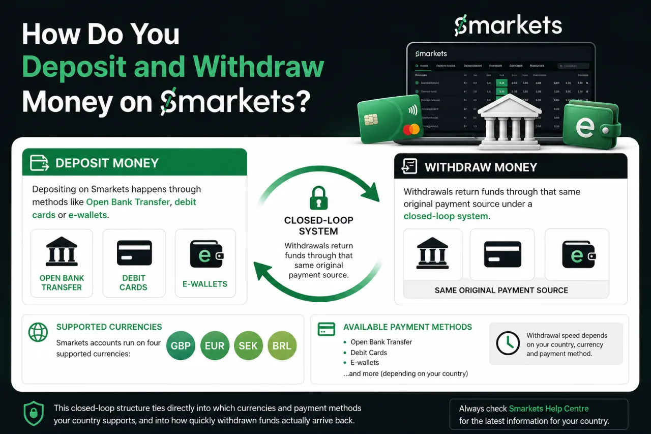 How Do You Deposit and Withdraw Money on Smarkets
