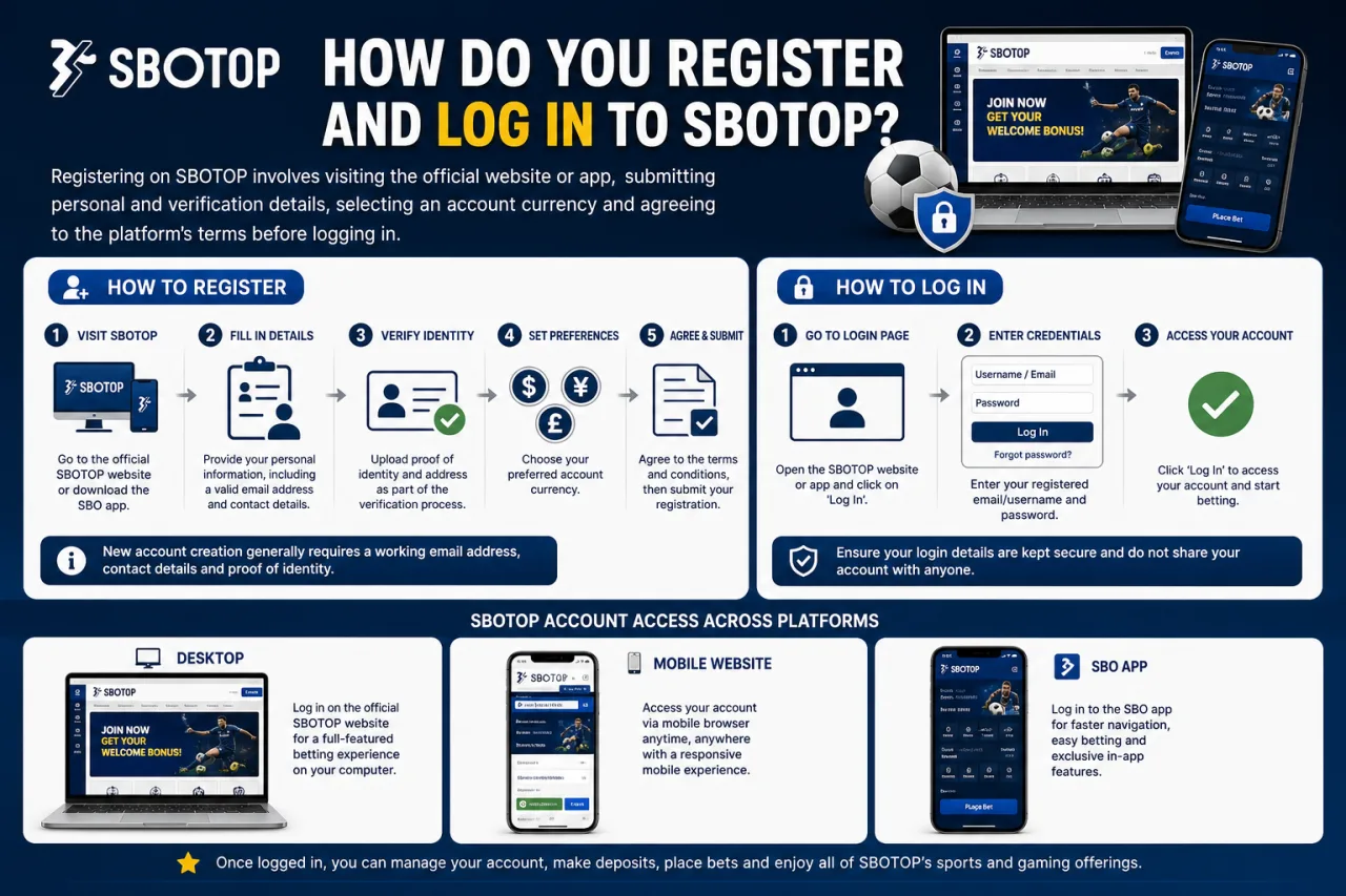How Do You Register and Log In to SBOTOP How Do You Register and Log In to SBOTOP