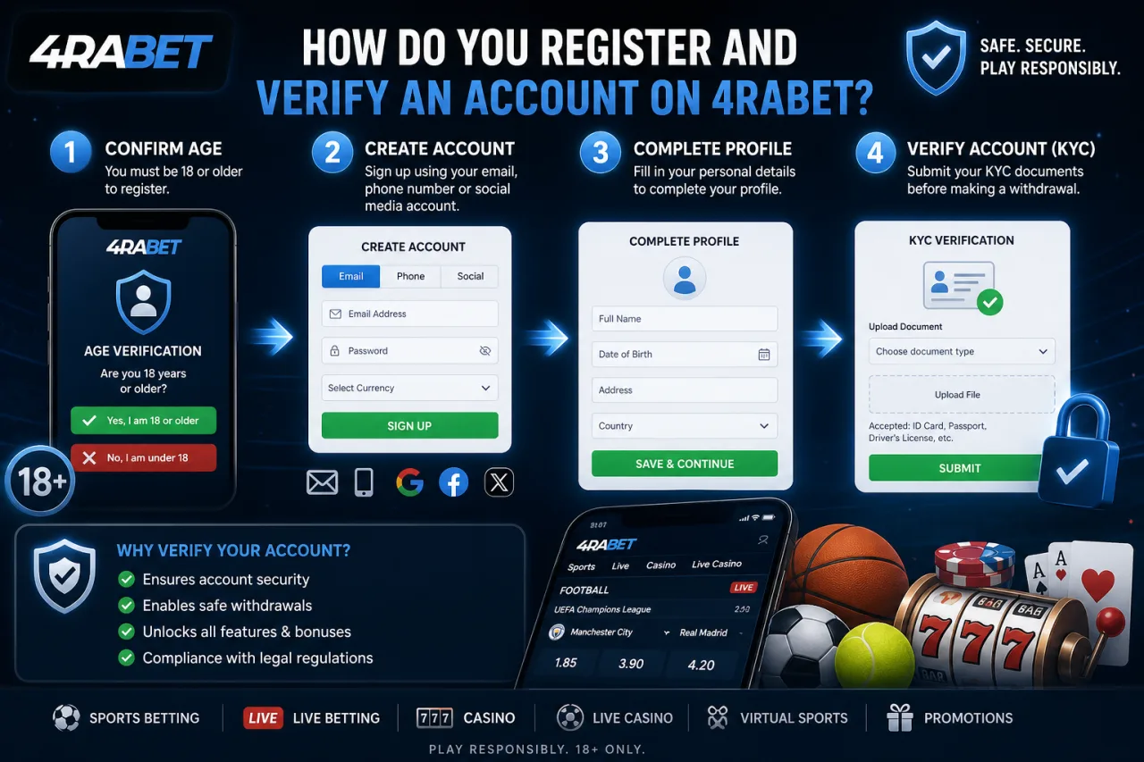 How Do You Register and Verify an Account on 4Rabet