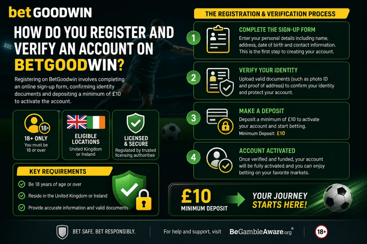 How Do You Register and Verify an Account on BetGoodwin