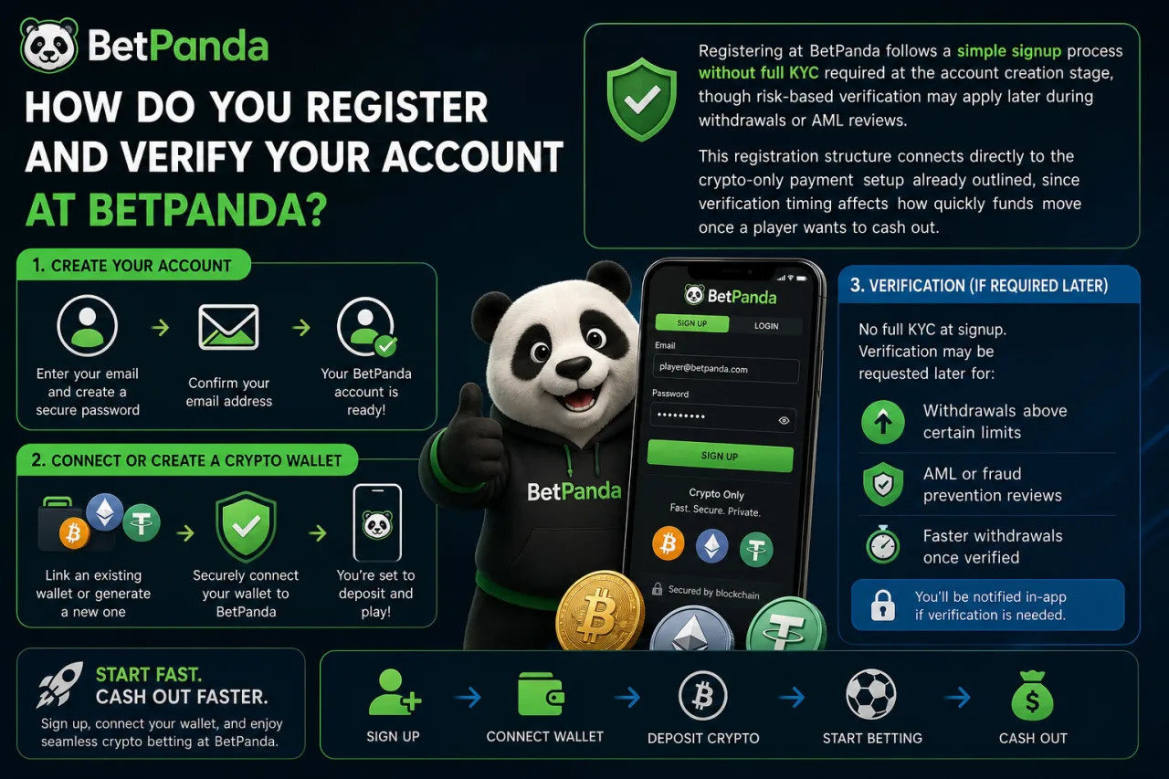 How Do You Register and Verify Your Account at BetPanda