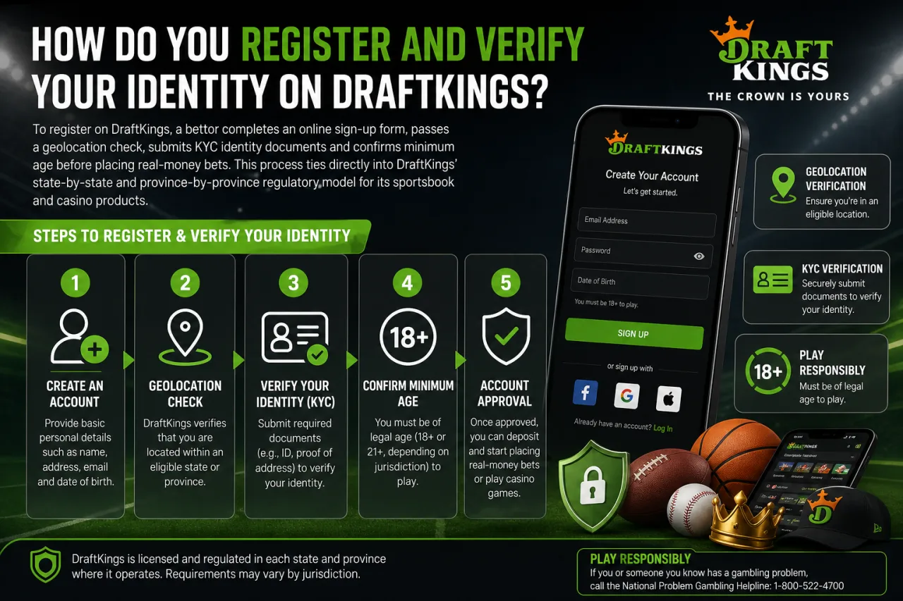 How Do You Register and Verify Your Identity on DraftKings