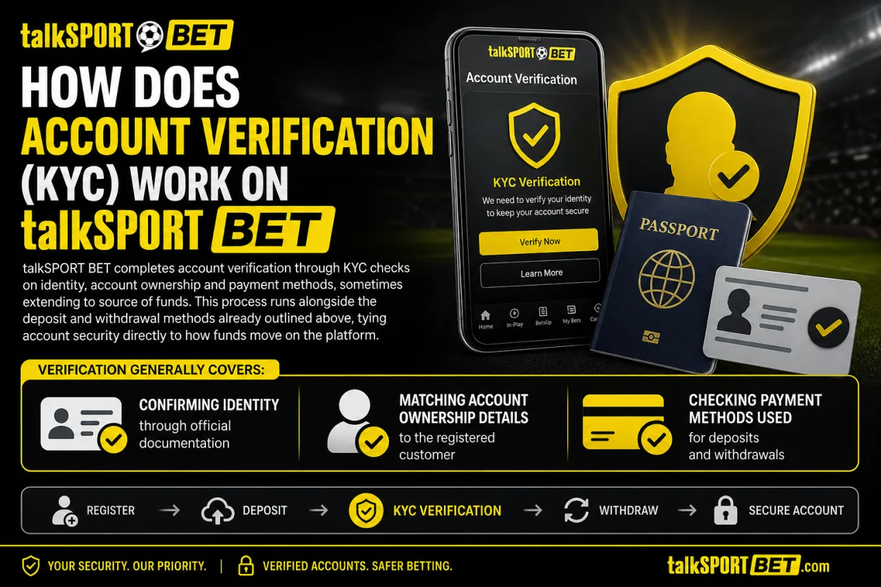 How Does Account Verification KYC Work on talkSPORT BET
