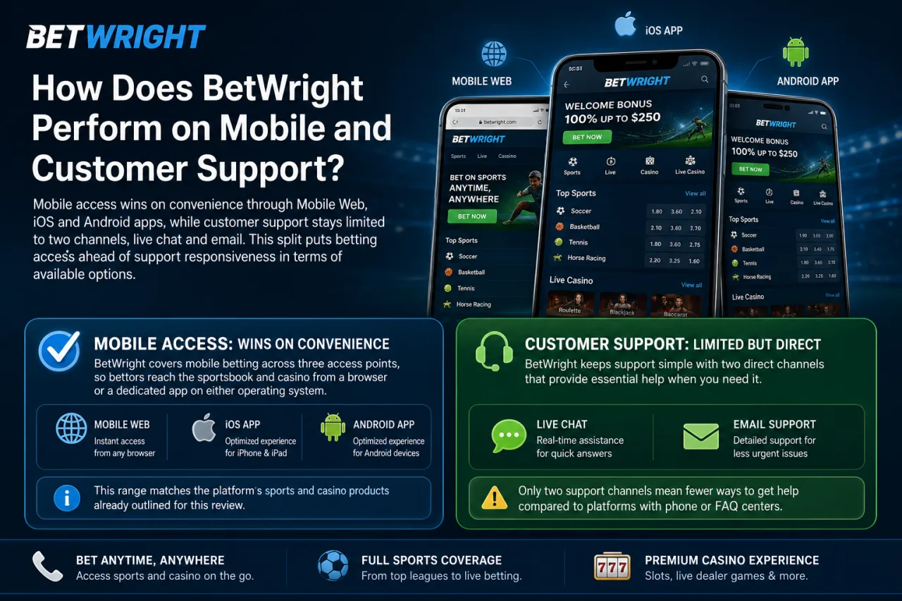 How Does BetWright Perform on Mobile and Customer Support