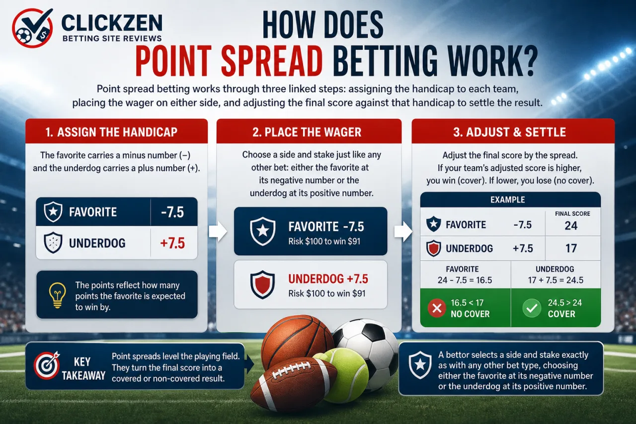 How Does Point Spread Betting Work