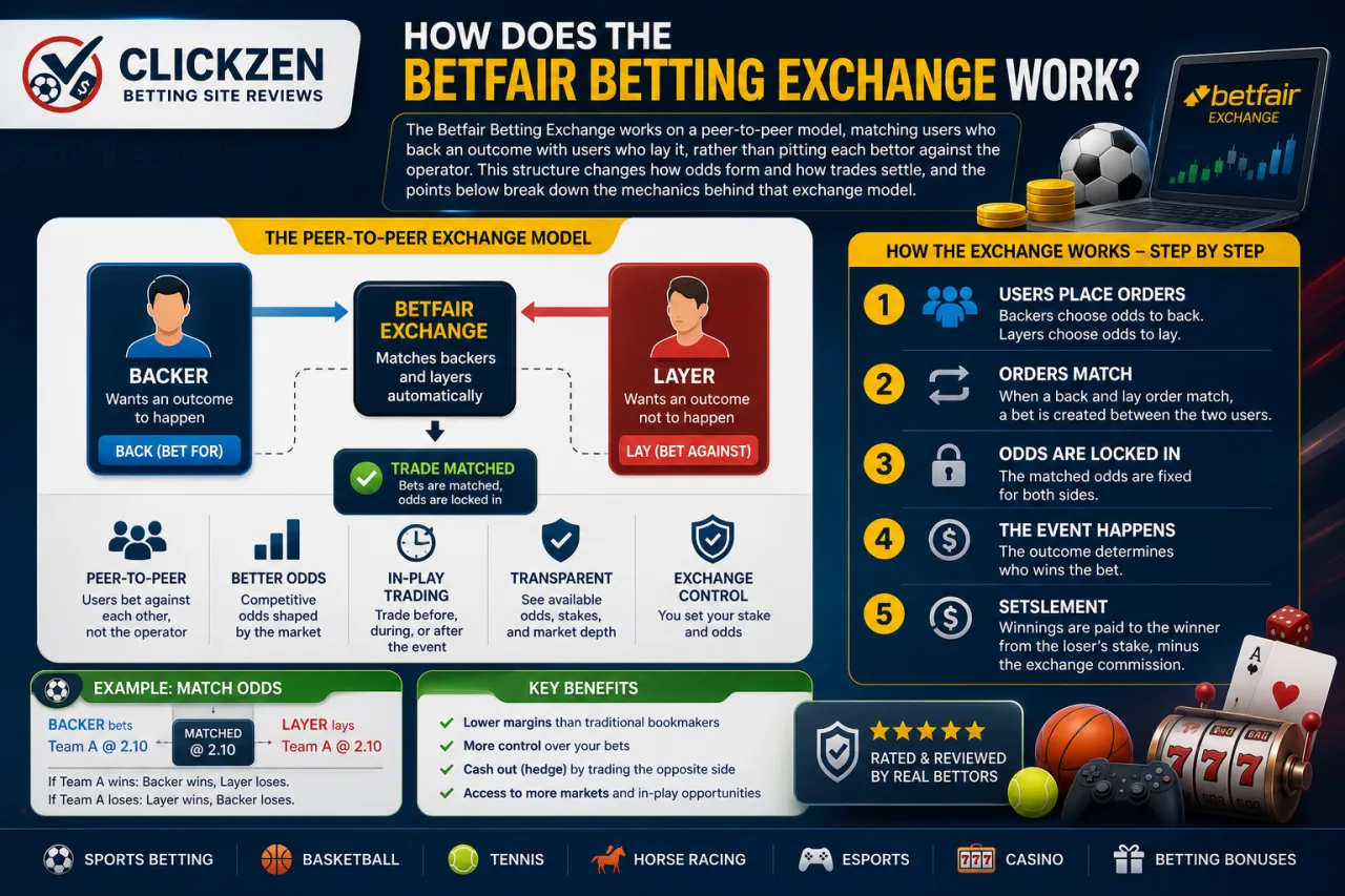 How Does the Betfair Betting Exchange Work