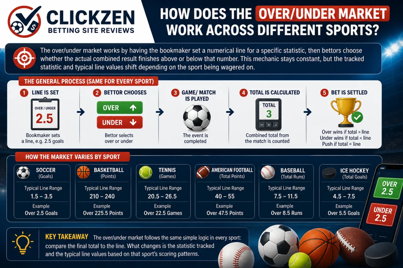 How Does the Over/Under Market Work Across Different Sports