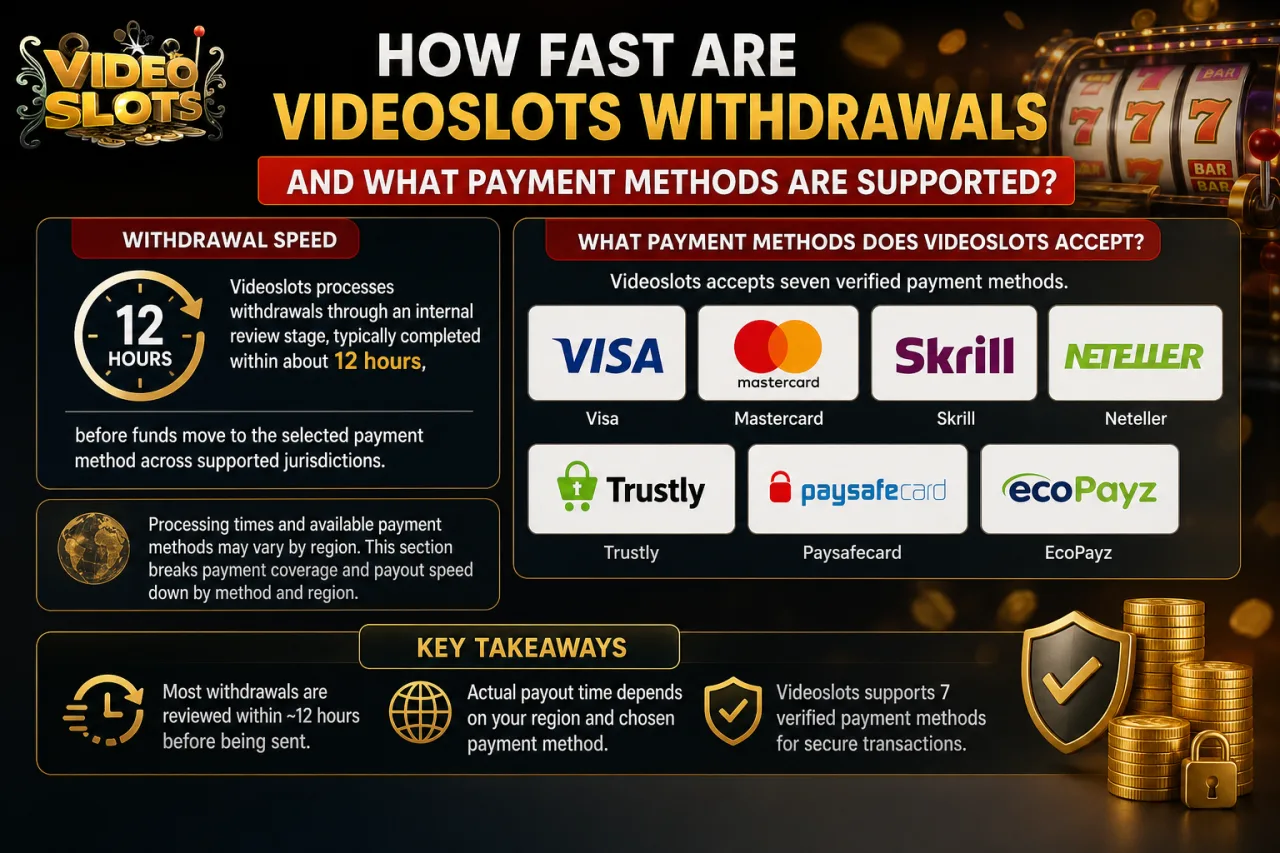 How Fast Are Videoslots Withdrawals and What Payment Methods Are Supported