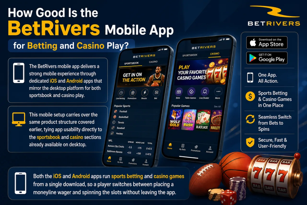 How Good Is the BetRivers Mobile App for Betting and Casino Play