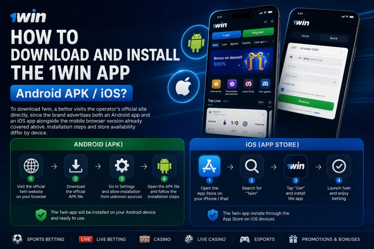 How to Download and Install the 1win App