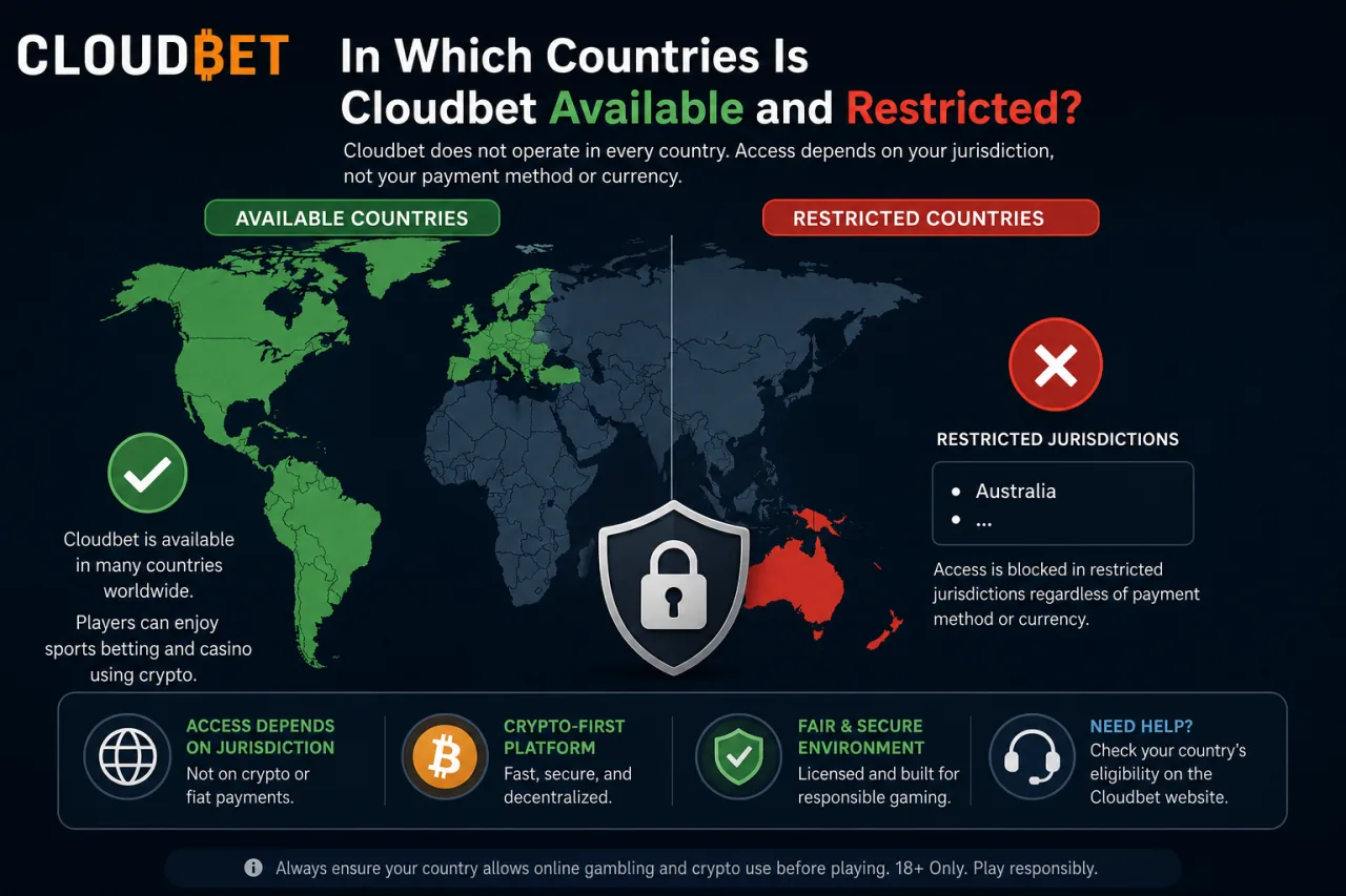 In Which Countries Is Cloudbet Available and Restricted