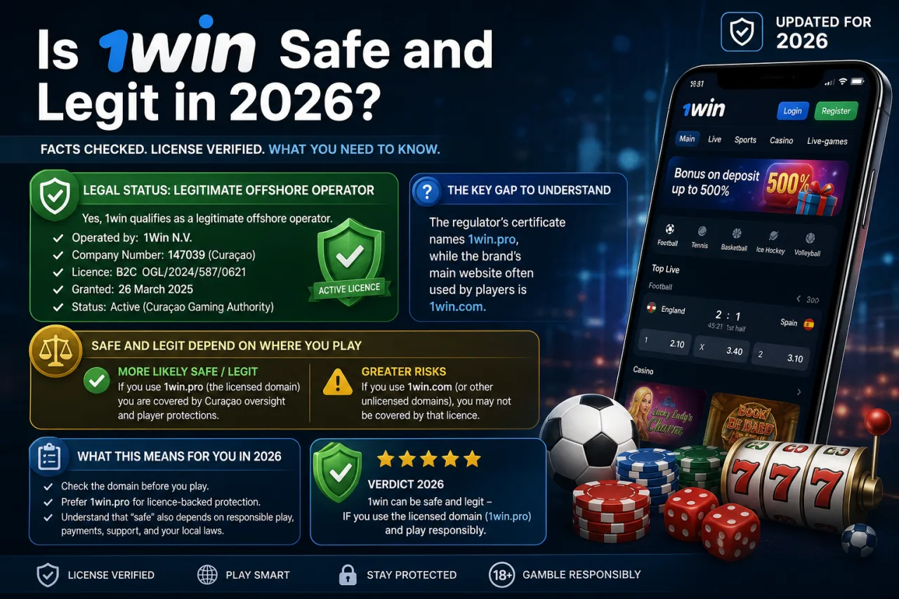 Is 1win Safe and Legit in 2026
