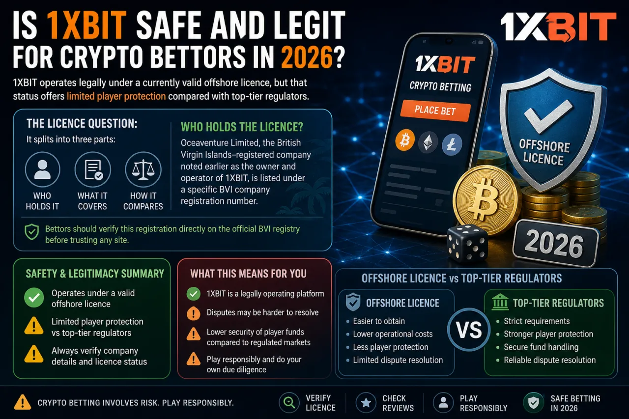 Is 1XBIT Safe and Legit for Crypto Bettors in 2026