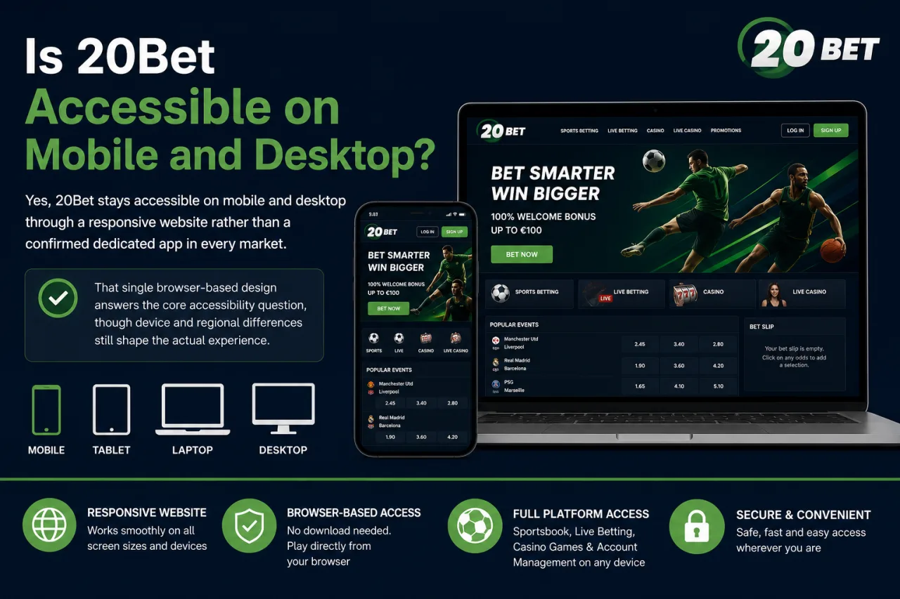 Is 20Bet Accessible on Mobile and Desktop