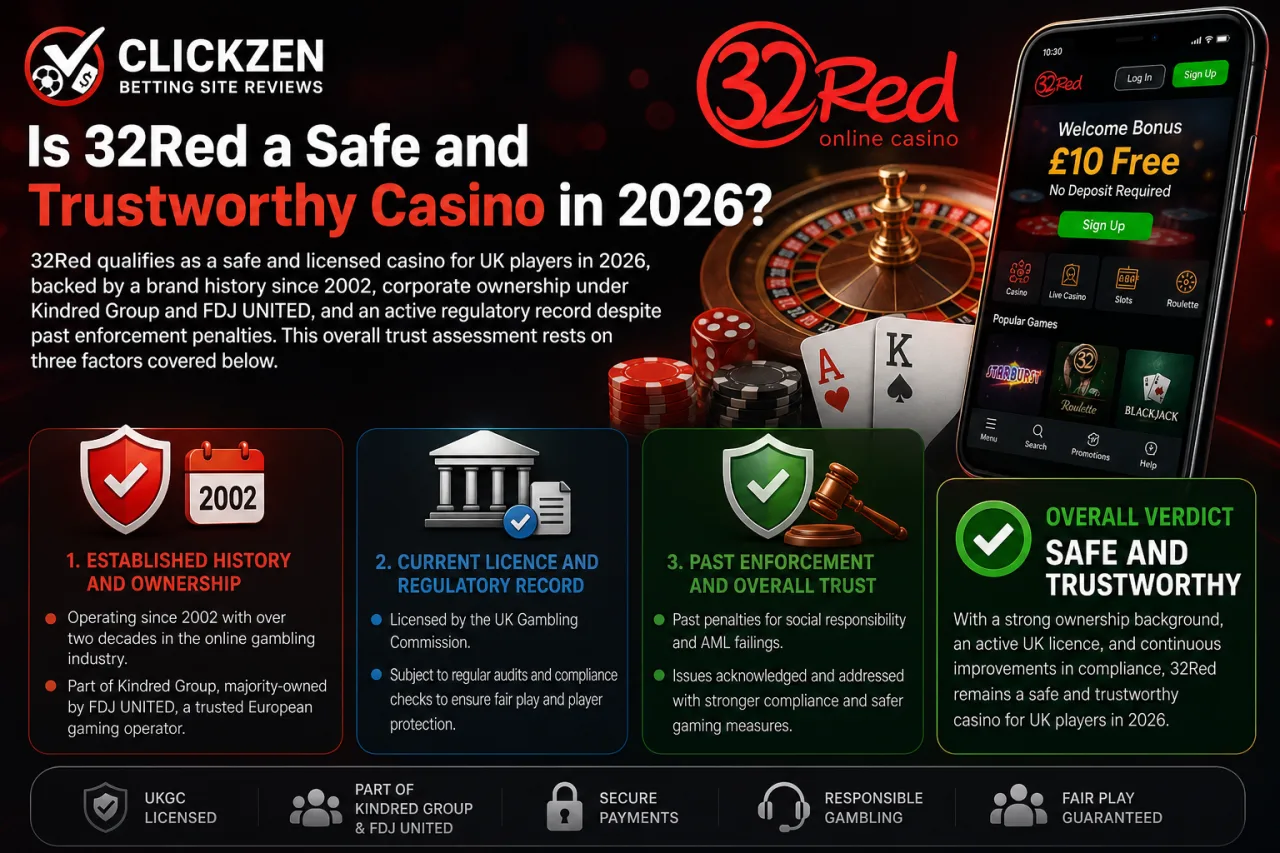 Is 32Red a Safe and Trustworthy Casino in 2026