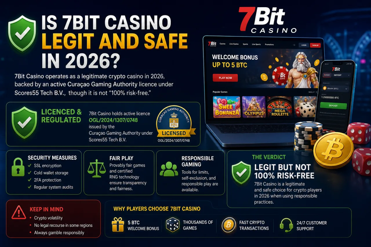 Is 7Bit Casino Legit and Safe in 2026