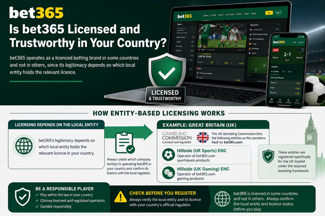 Is BET365 Licensed and Trustworthy in Your Country