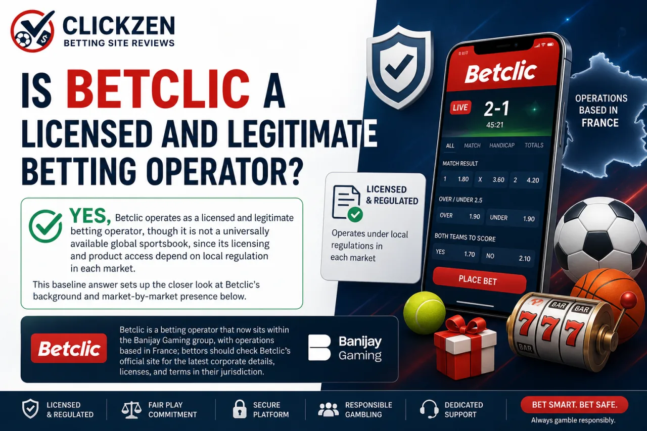 Is Betclic a Licensed and Legitimate Betting Operator
