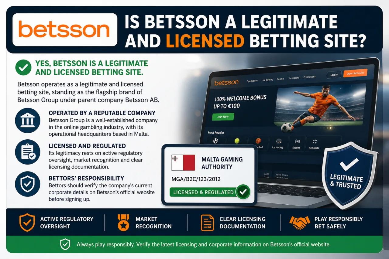 Is Betsson a Legitimate and Licensed Betting Site
