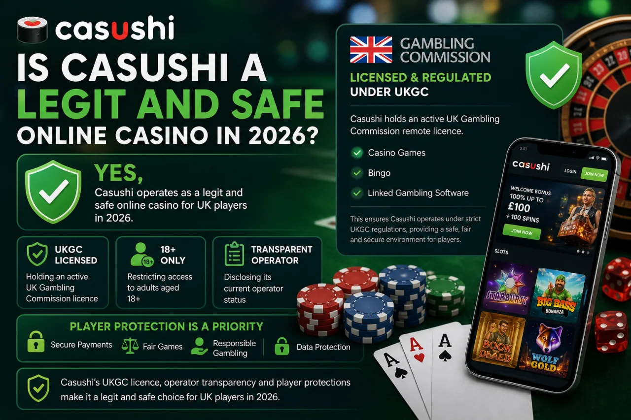 Is Casushi a Legit and Safe Online Casino in 2026
