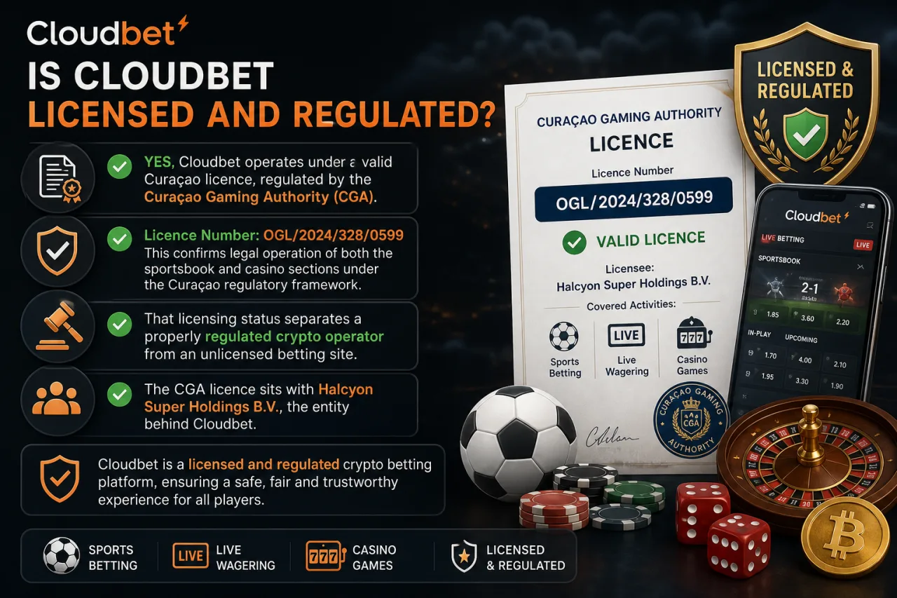 Is Cloudbet Licensed and Regulated